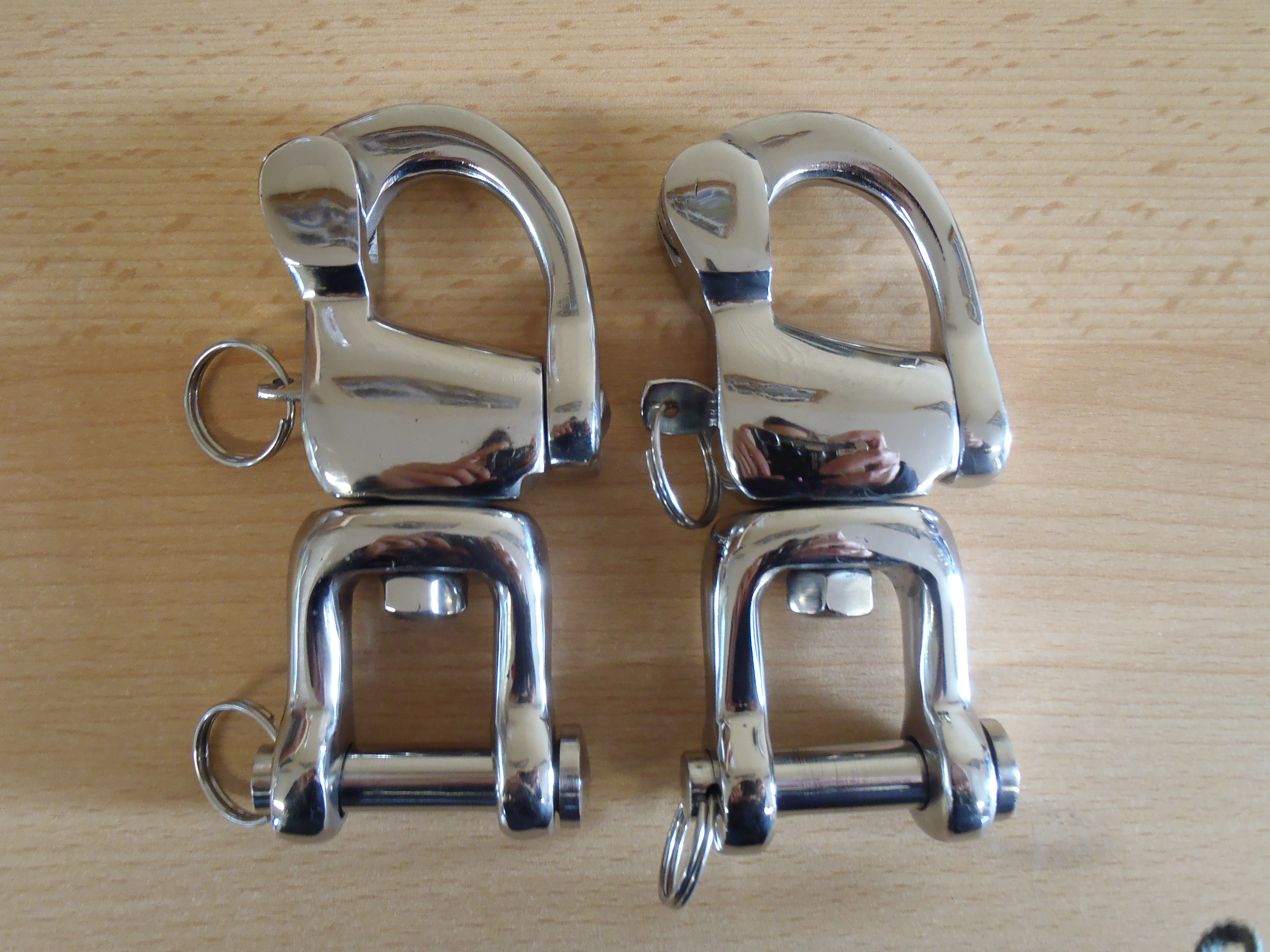 ONE IDEAL EQUESTRIAN DRIVING QUICK RELEASE SHACKLE WITH WIDE FITTING 