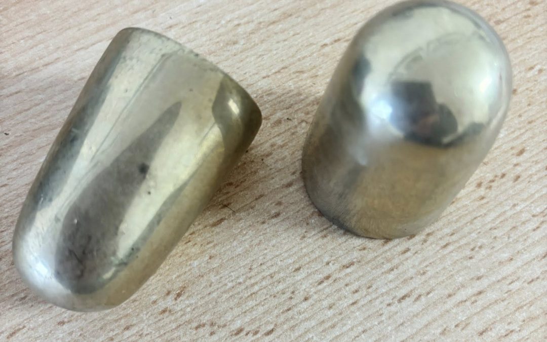 PAIR OF BRASS SHAFT TIPS – £5+VAT